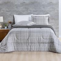 Kit Edredom + Jogo De Cama Avere 200 Fios Queen 06 Peças 100% Poliéster - Dallas - 2