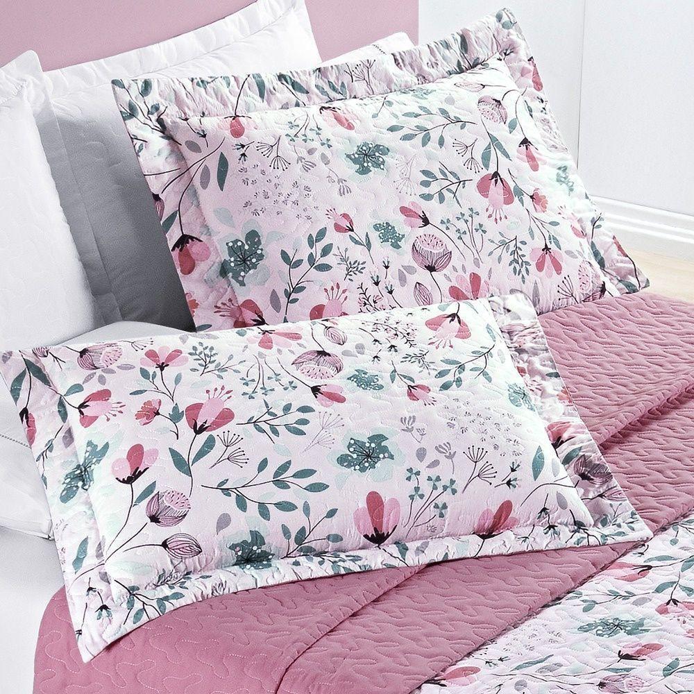 Cobre Leito + Jogo De Cama Avere 200 Fios Queen 06 Peças 100% Poliéster - Bothanica - 4