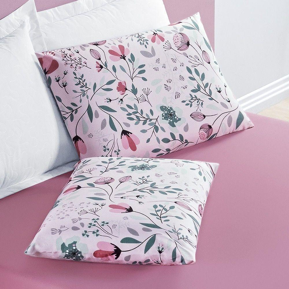 Cobre Leito + Jogo De Cama Avere 200 Fios Queen 06 Peças 100% Poliéster - Bothanica - 7