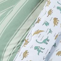 Edredom + Jogo De Cama Tutti Kids 200 Fios Solteiro 04 Peça 100% Poliéster - Dino World