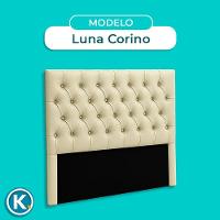 Cabeceira Estofada Queen Luna Nature Material Sintético Begetiza 158x136 - 3