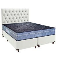 Kit Cabeceira + Cama Box + Colchão Queen Molas Ensacadas Petrus Paropas - 1