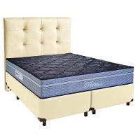 Kit Cabeceira + Cama Box + Colchão Queen Molas Ensacadas Petrus Paropas - 1