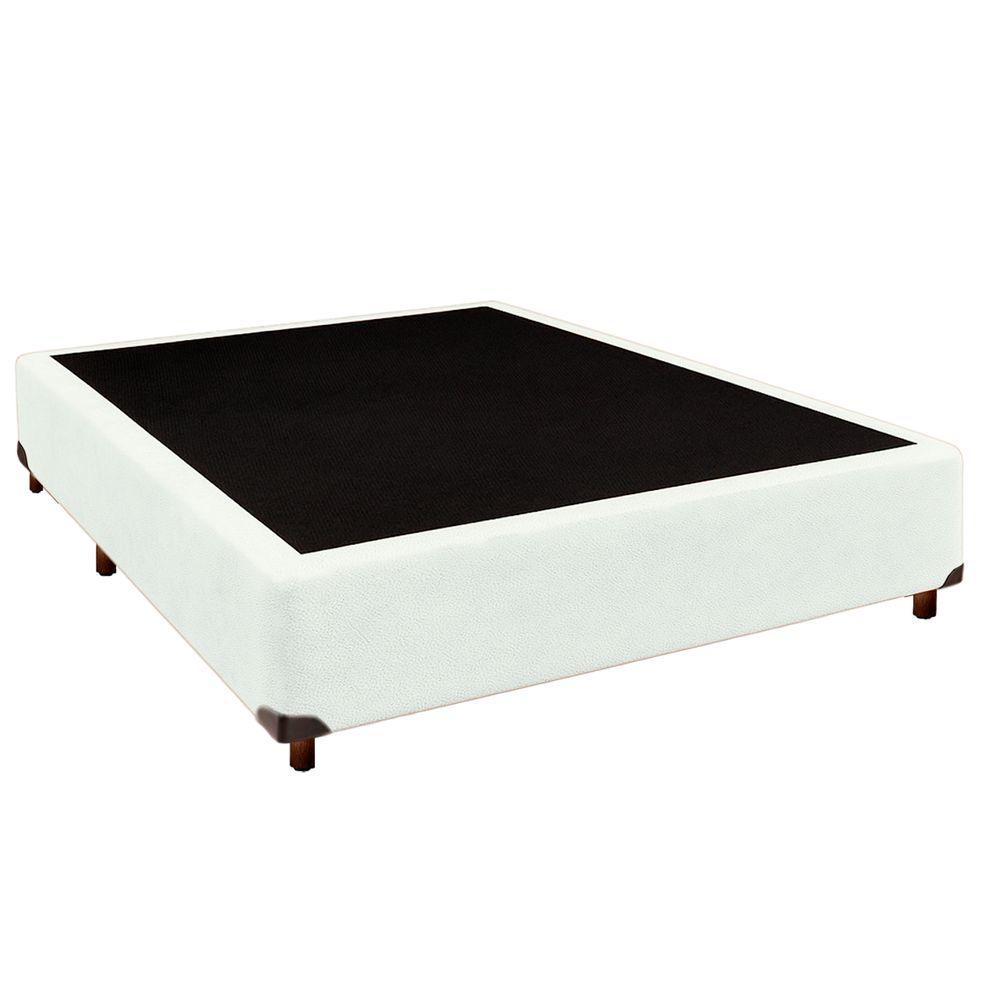Cama Box Casal Branco Nature 138x188 - 1