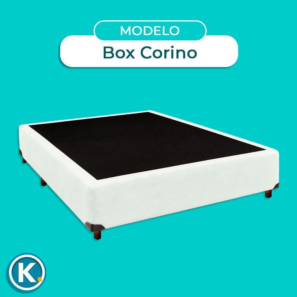 Cama Box Casal Branco Nature 138x188 - 3