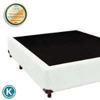 Cama Box Casal Branco Nature 138x188