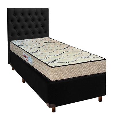 Kit Cabeceira + Cama Box + Colchão Solteiro D33 Maxsono Paropas