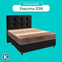 Kit Cabeceira + Cama Box + Colchão Casal D26 Ortophedic Sankonfort