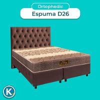 Kit Cama Box + Cabeceira + Colchão Casal D26 - Ortophedic - Sankonfort