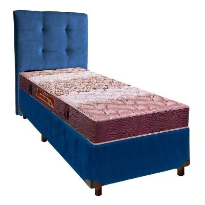 Kit Cama Box + Cabeceira + Colchão Solteiro D26 - Ortophedic - Sankonfort
