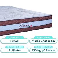 Cama + Box Branco E Colchão Molas Ensacadas Queen - Legaccy Paropas + Cabeceira - 2