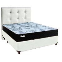 Kit Cama Box + Cabeceira + Colchão Casal Molas Ensacadas - Life Gold - Paropas - 1