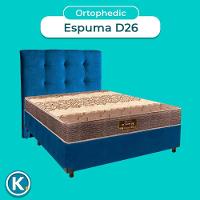Kit Cama Box + Cabeceira + Colchão Casal D26 - Ortophedic - Sankonfort