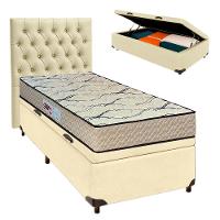 Kit Cama Box Bau + Cabeceira + Colchão Solteiro D33 - Maxsono - Paropas - 1