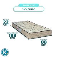 Kit Cama Box Bau + Cabeceira + Colchão Solteiro D33 - Maxsono - Paropas - 5