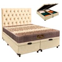Kit Cama Box Bau + Cabeceira + Colchão Queen D26 - Ortophedic - Sankonfort - 1