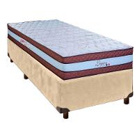 Cama Box Perola Solteiro + Colchão Molas Ensacadas Legaccy Paropas - 1