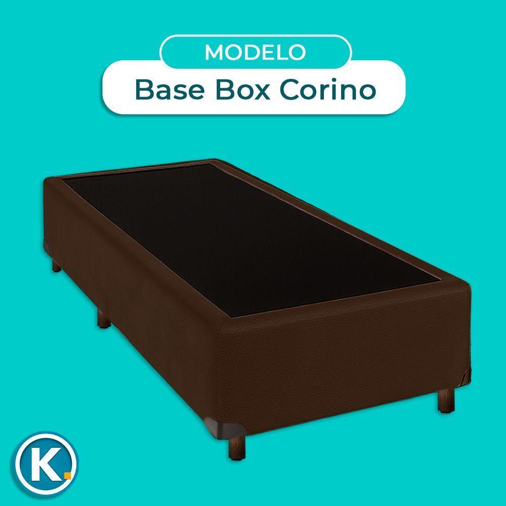 Cama Box Solteiro Marrom Nature 88x188 - 3