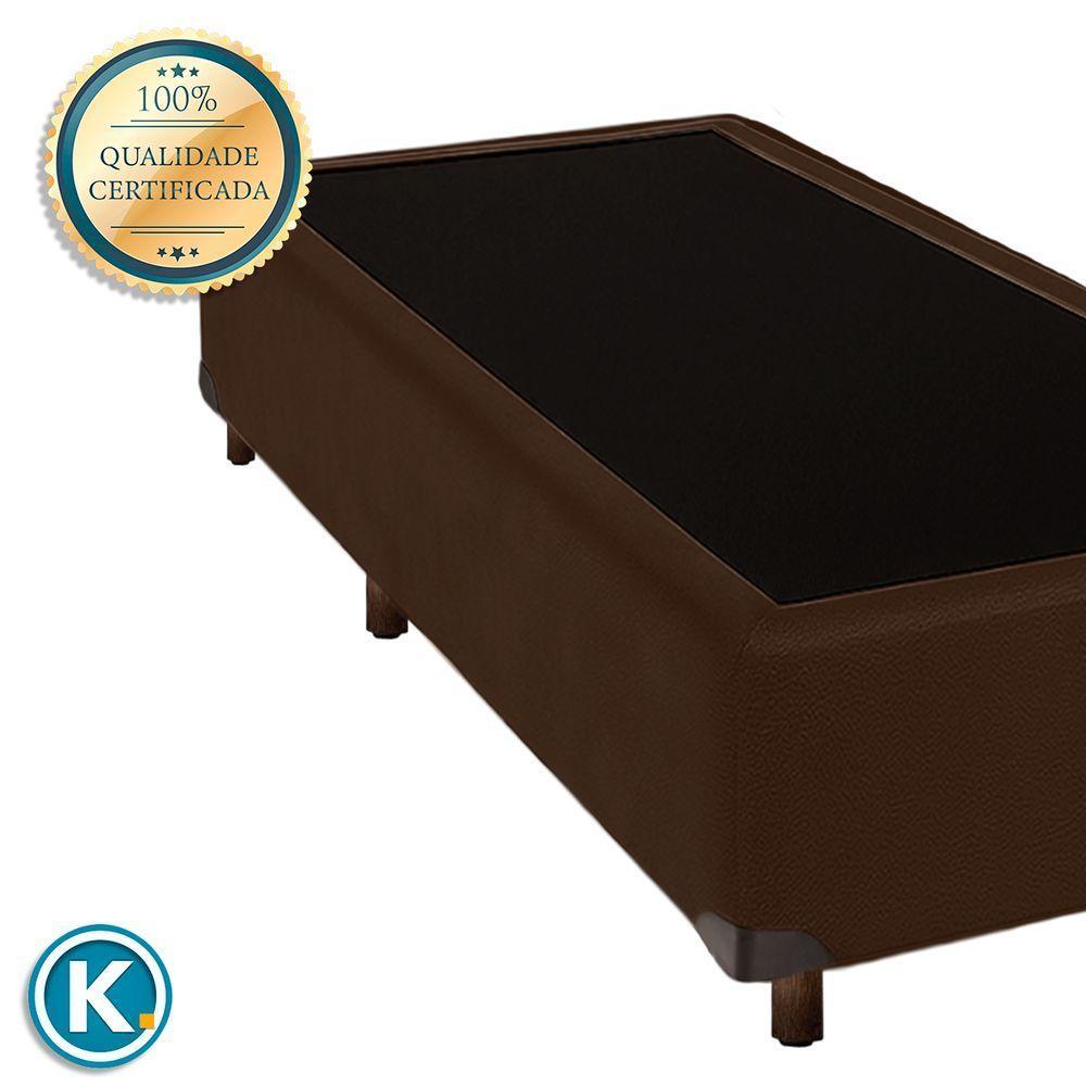 Cama Box Solteiro Marrom Nature 88x188 - 4