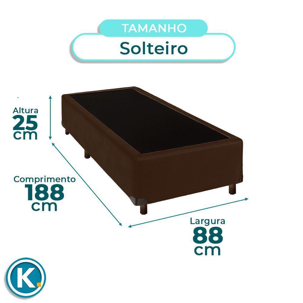Cama Box Solteiro Marrom Nature 88x188 - 5