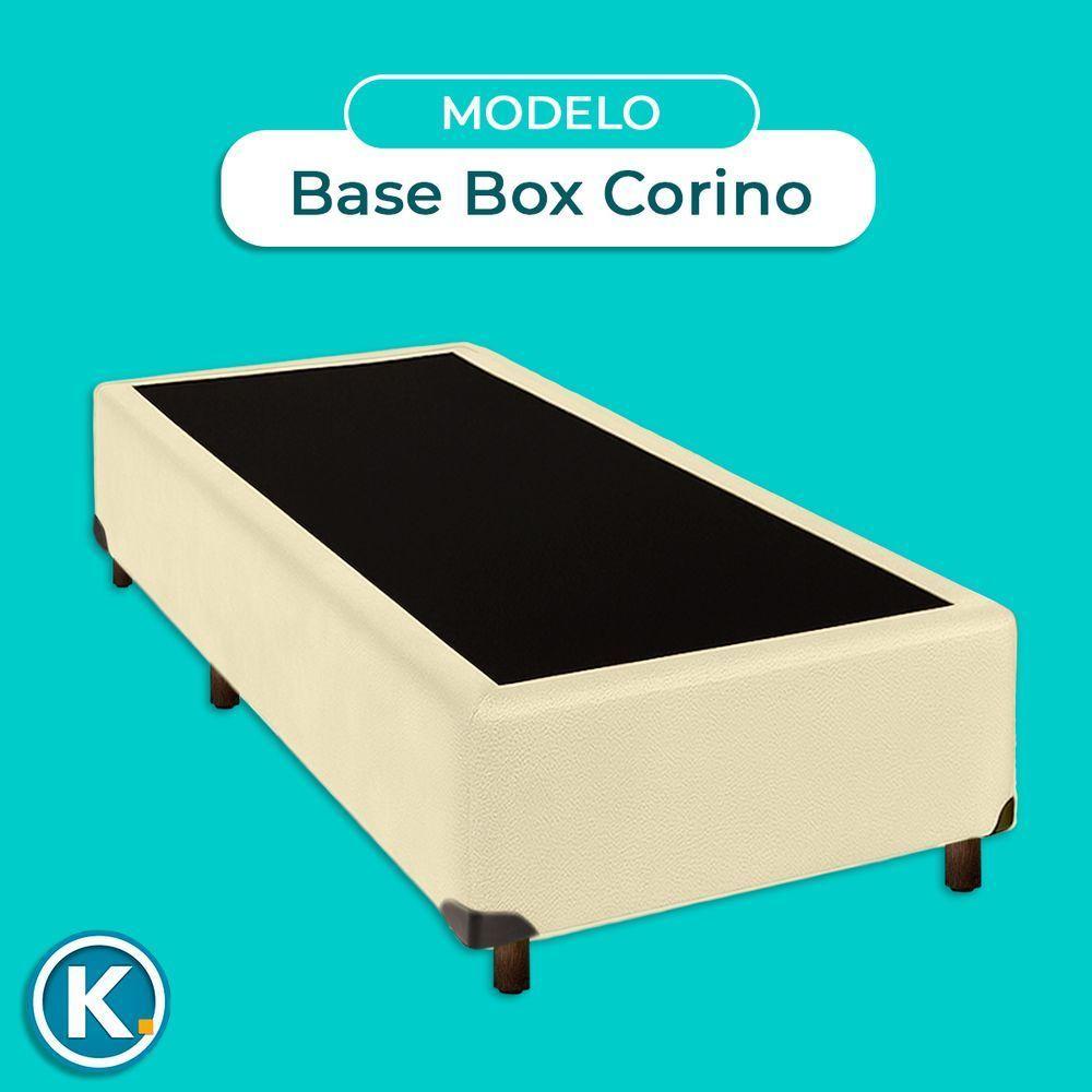 Cama Box Solteiro Bege Nature 88x188 - 5