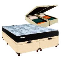 Colchão Casal Molas Ensacadas + Bau Blindado - Life Gold Paropas - 1