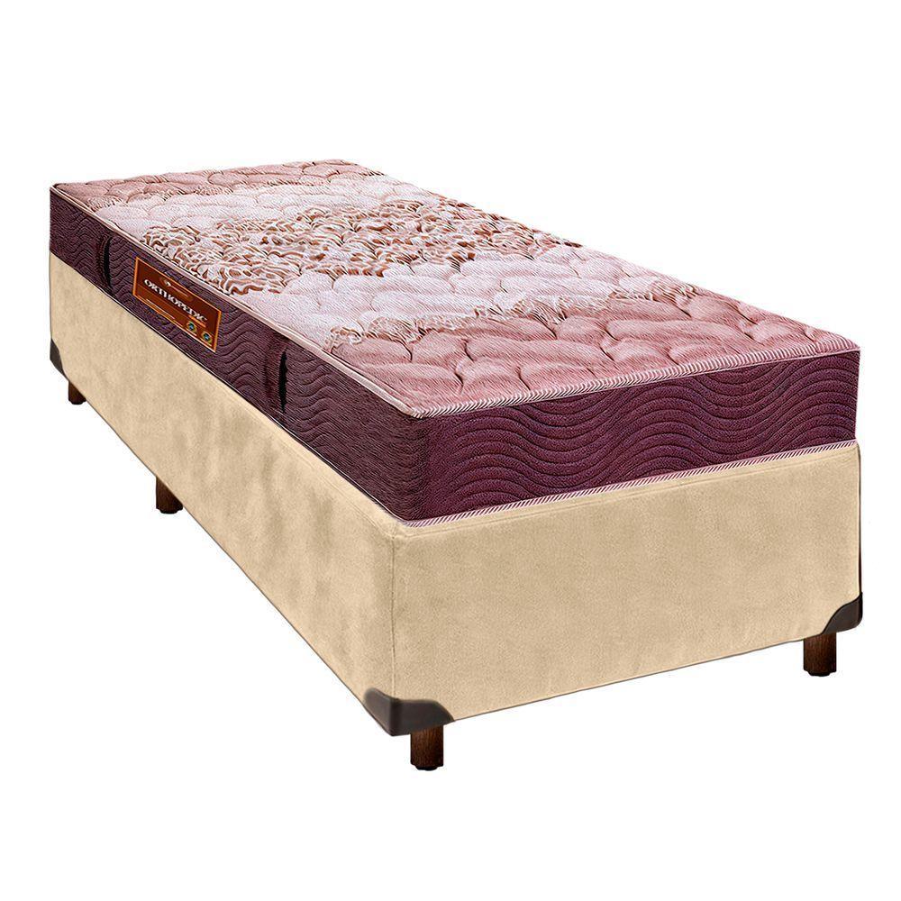 Conjunto Cama Box Perola Solteiro + Colchão D26 Ortophedic Sankonfort - 1