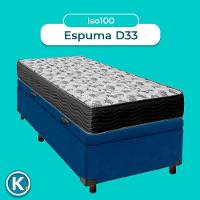 Conjunto Cama Box Bau Blindado Solteiro + Colchão D33 Iso100 Ortobom - 2