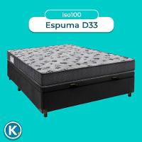 Colchão Casal D33 + Bau Blindado - Iso100 Ortobom - 2