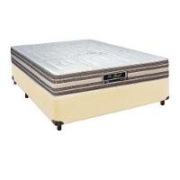Cama Box Bege Casal + Colchão Molas Ensacadas Legriff Sankonfort - 1
