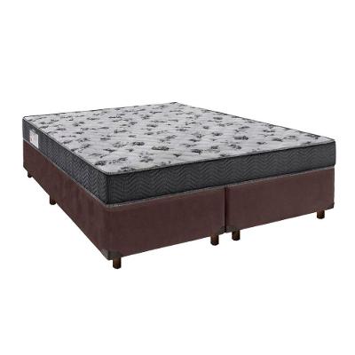 Cama Box Blindado Casal + Colchão D33 Iso100 Ortobom