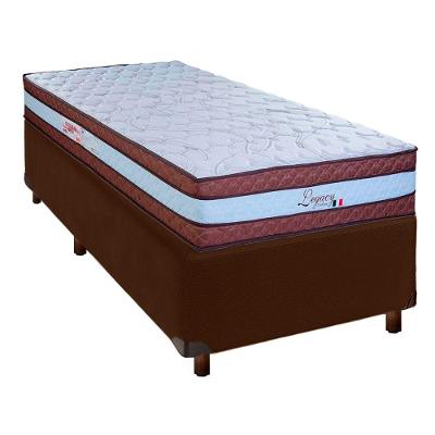 Cama Box + Colchão Solteiro Molas Ensacadas Legaccy Paropas