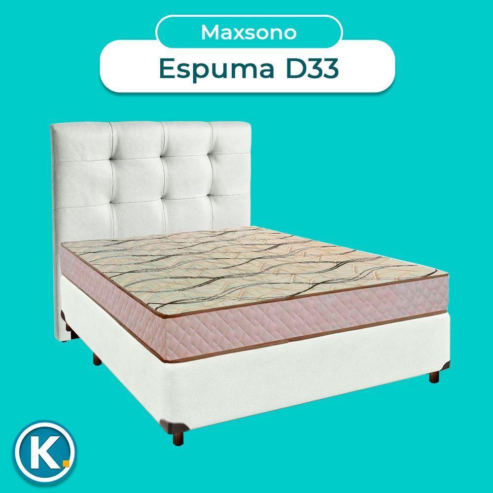 Kit Cama Box + Cabeceira + Colchão Casal D33 - Maxsono - Paropas - 4