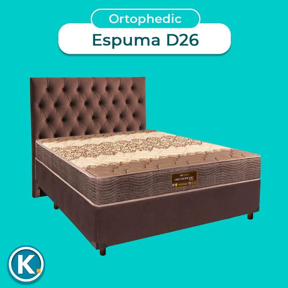 Kit Cama Box + Cabeceira + Colchão Casal D26 - Ortophedic - Sankonfort - 2