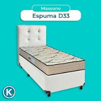 Kit Cama Box + Cabeceira + Colchão Solteiro D33 - Maxsono - Paropas - 4