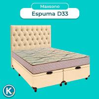 Kit Cabeceira + Cama Box Bau + Colchão Casal D33 Maxsono Paropas - 5