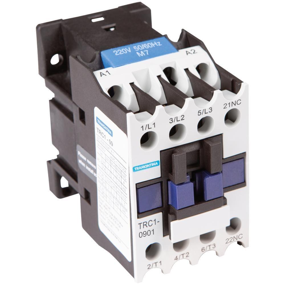 Contator Tripolar Trc1-0901 9A 220Vca 1Nf - 1