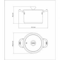 Caldeirão Tramontina Solar Silicone 20cm Em Aço Inox