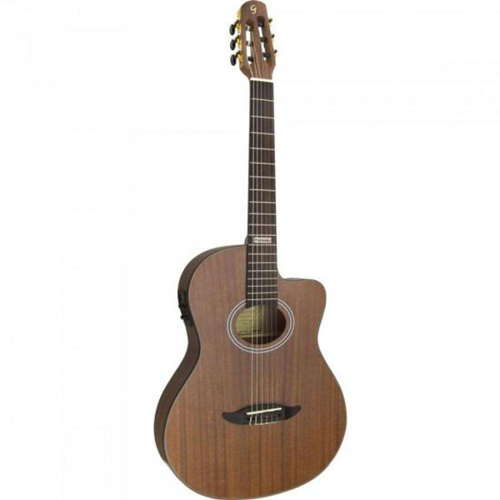 Violão Eletroacustico Flat Cutaway Nylon Gnf-3 Walnut Satin Giannini - 1