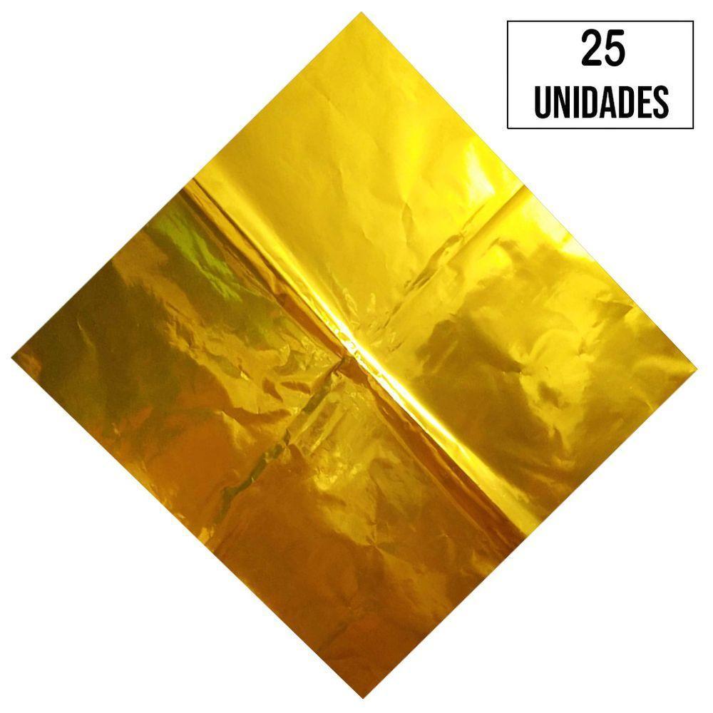 Embalagem Para Ovo Metalizado Dourado 350g A 500g - 25 Unidades - 2