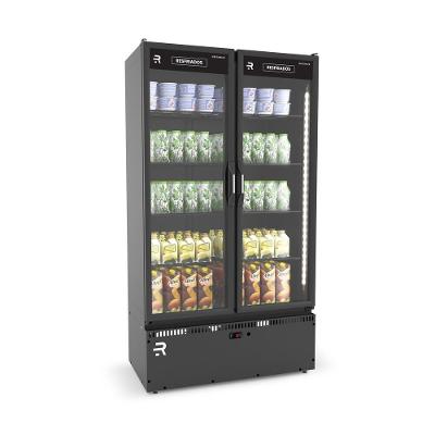 Auto Serviço Vanguard Resfriados Expositor 2 Portas 0 A 7 ºc Asvr2ppp Preto-preto 220v - Refrimate