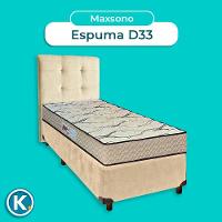 Cama + Box Perola E Colchão D33 Solteiro - Maxsono Paropas + Cabeceira - 3