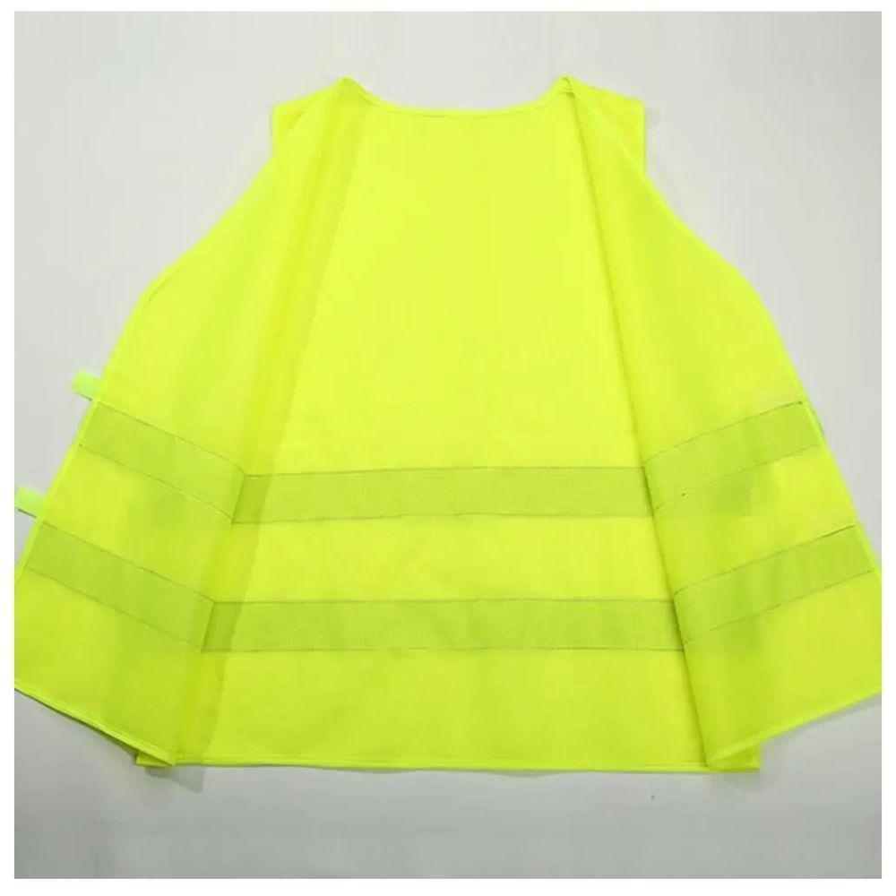 Colete Sinalizador Faixa Refletiva Epi Proteçao Segurança Do Trabalho Construçao Civil Estrada Rodovia Avenida Obra - 4