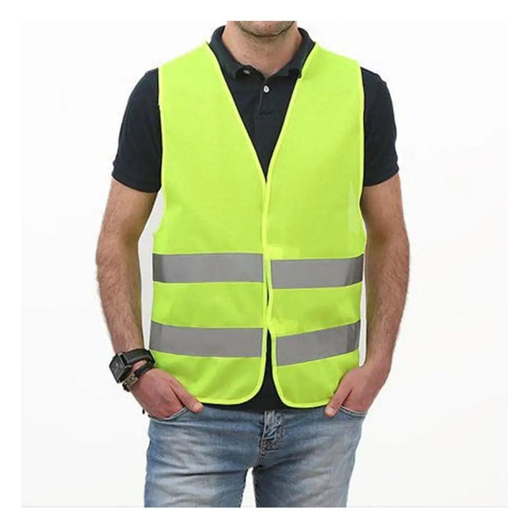 Colete Sinalizador Faixa Refletiva Epi Proteçao Segurança Do Trabalho Construçao Civil Estrada Rodovia Avenida Obra - 7