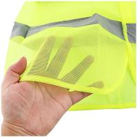 Colete Sinalizador Faixa Refletiva Epi Proteçao Segurança Do Trabalho Construçao Civil Estrada Rodovia Avenida Obra - 3