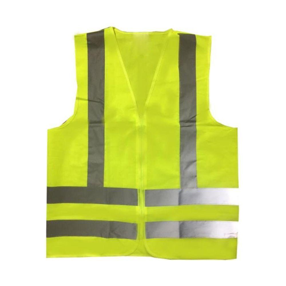 Colete Sinalizador Epi Proteçao Faixa Refletiva Segurança Do Trabalho Estrada Rodovia Avenida Obra Construçao Civil - 1