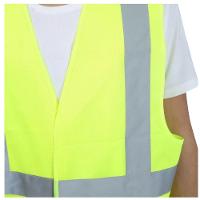 Colete Sinalizador Epi Proteçao Faixa Refletiva Segurança Do Trabalho Estrada Rodovia Avenida Obra Construçao Civil - 8