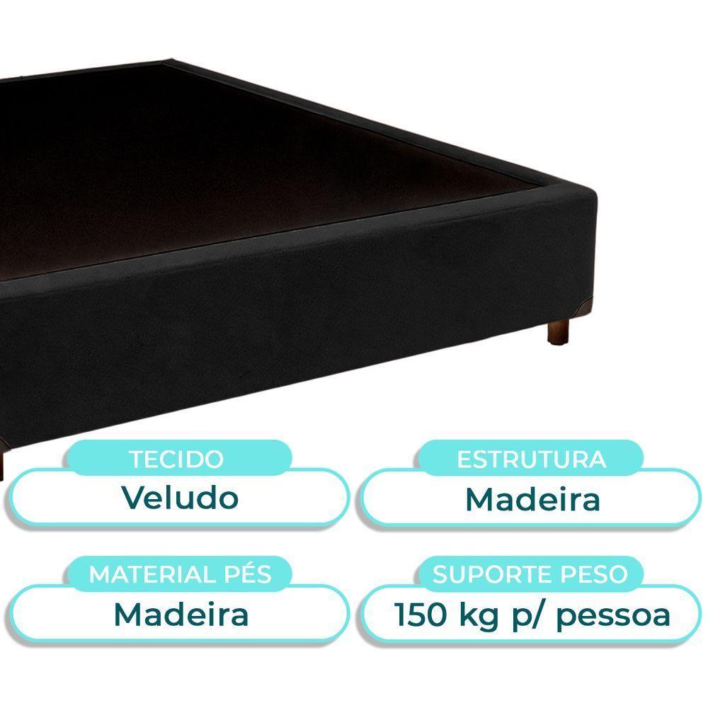 Cama Box Casal Preto Nature 138x188 - 2