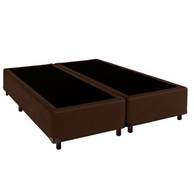 Cama Box Queen Marrom Nature 158x198