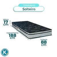 Cama + Bau Branco E Colchão D28 Solteiro - Conforto Paropas + Cabeceira - 5